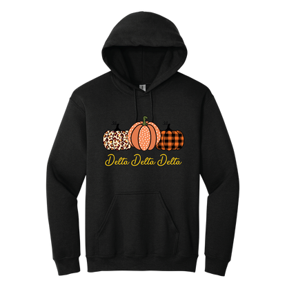 Delta Delta Delta, Pumpkin and Full Name - Sorority