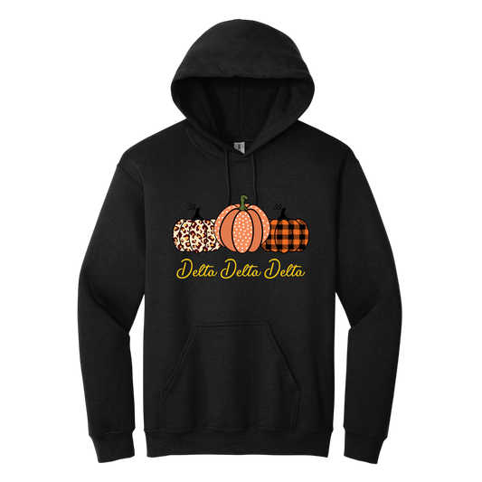 Delta Delta Delta, Pumpkin and Full Name - Sorority