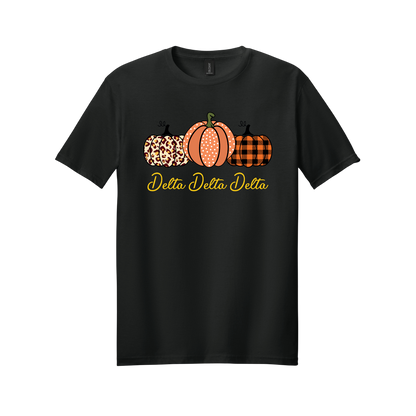 Delta Delta Delta, Pumpkin and Full Name - Sorority