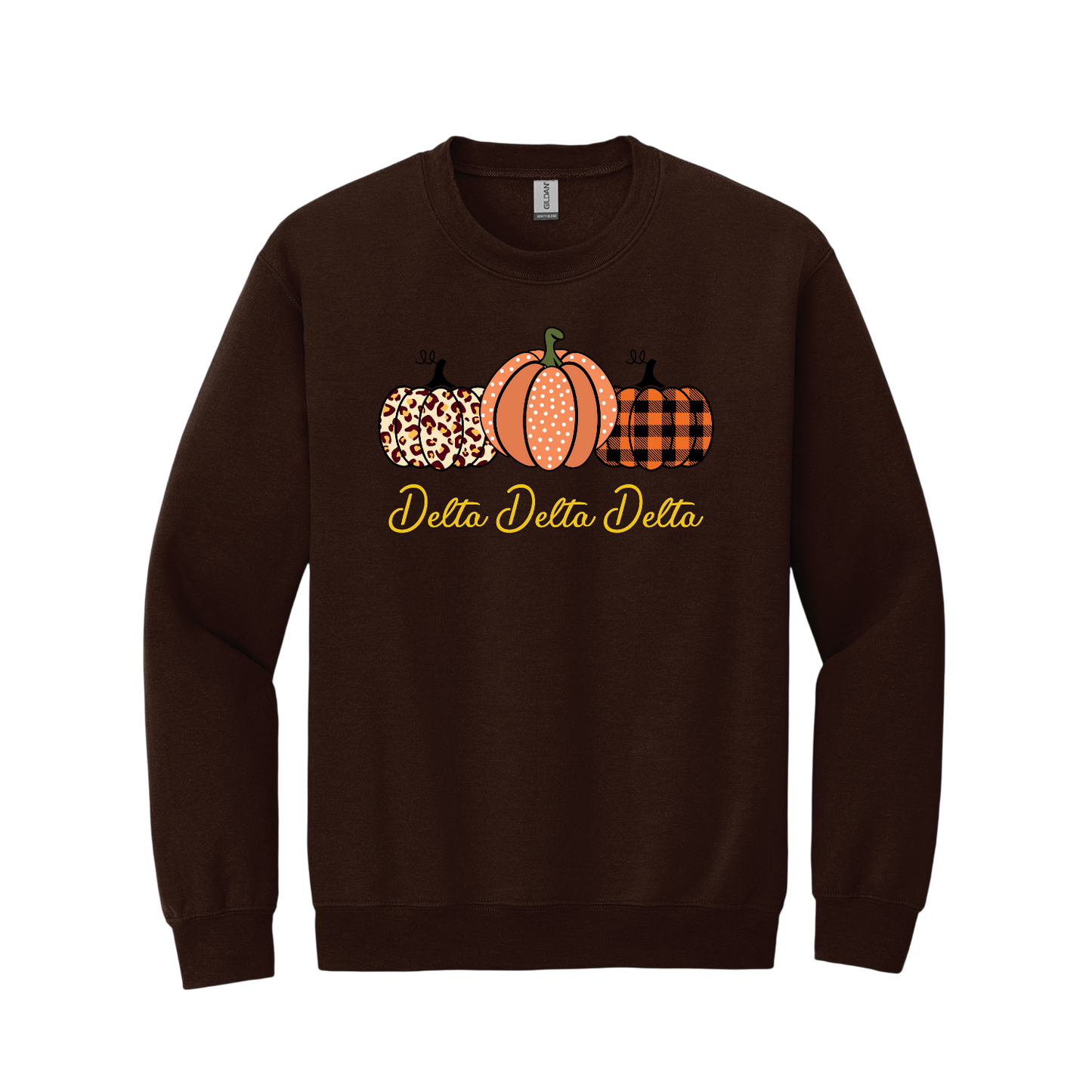 Delta Delta Delta, Pumpkin and Full Name - Sorority