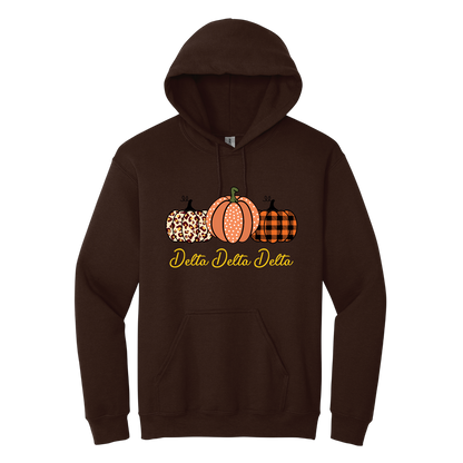 Delta Delta Delta, Pumpkin and Full Name - Sorority