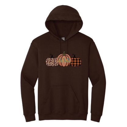 Delta Delta Delta, Pumpkin and Greek Letters - Sorority