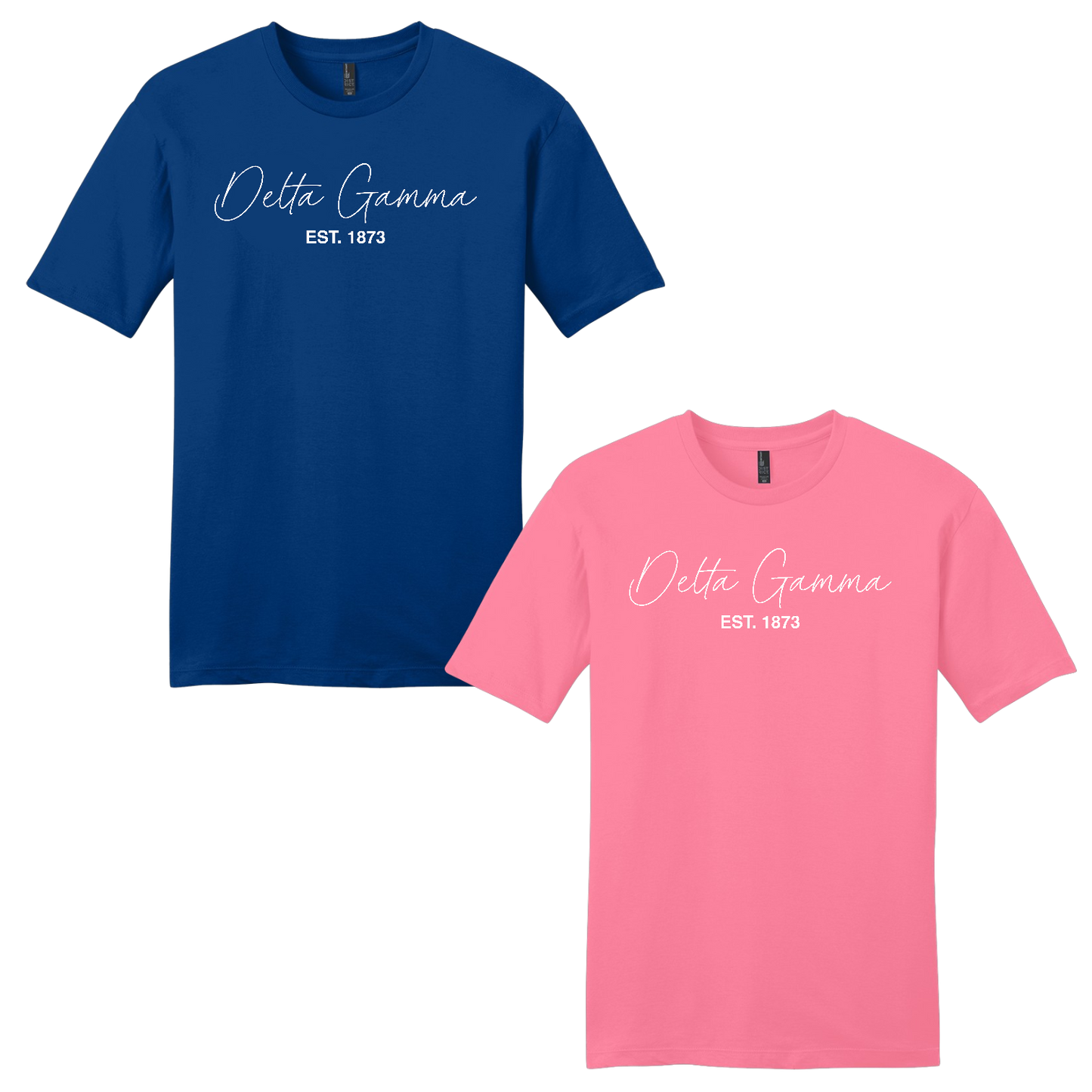Delta Gamma, Script Est. Tee - Sorority