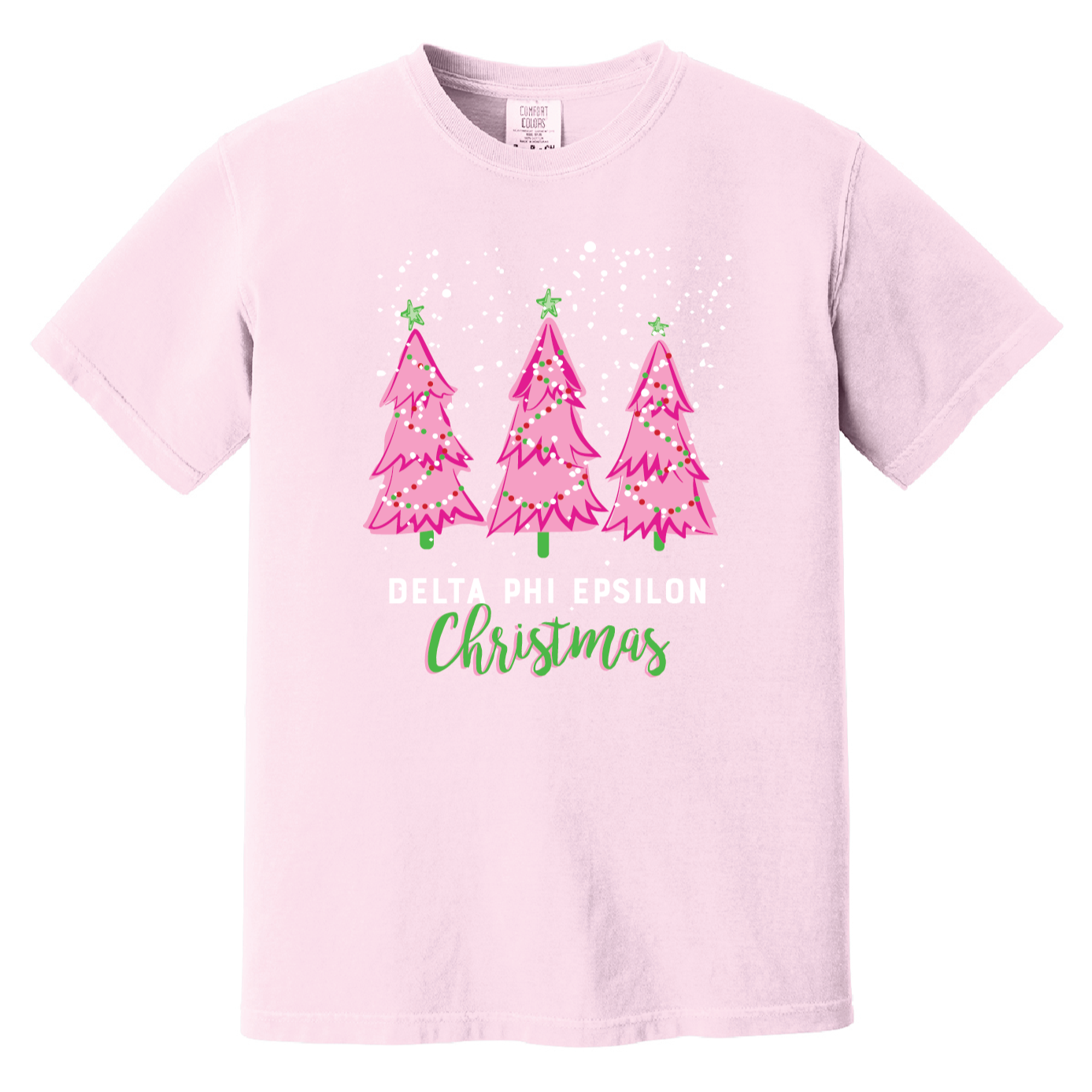 Christmas Tree Short Sleeve Tee, Comfort Colors