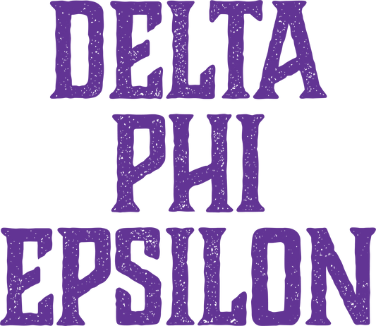Delta Phi Epsilon, Full Name with Texture - Sorority