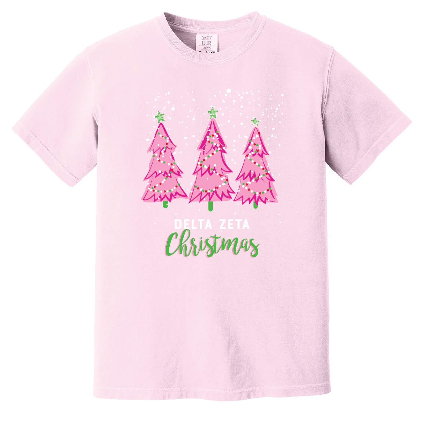 Christmas Tree Short Sleeve Tee, Comfort Colors