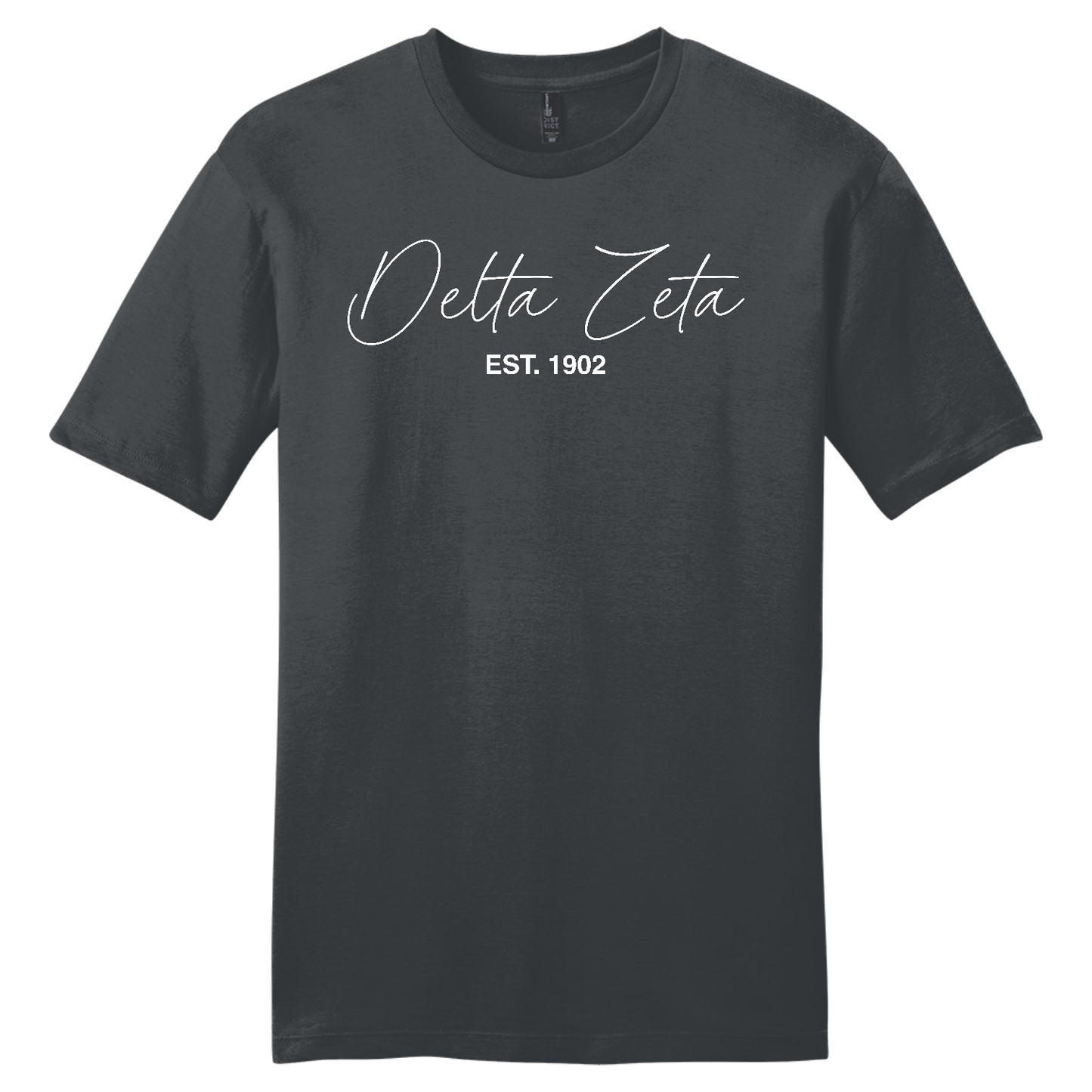Delta Zeta, Script Est. Tee - Sorority