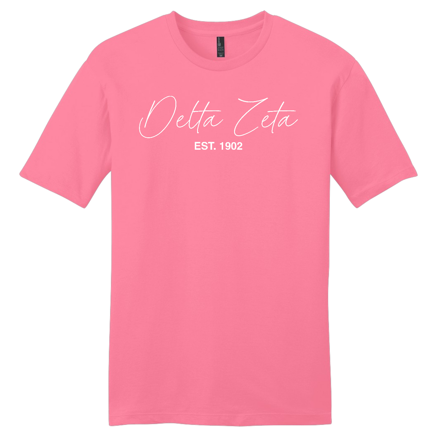 Delta Zeta, Script Est. Tee - Sorority