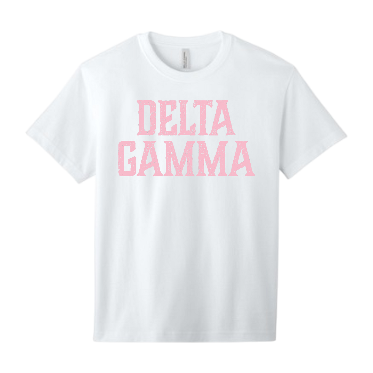 Delta Gamma, Full Name with Texture - Sorority
