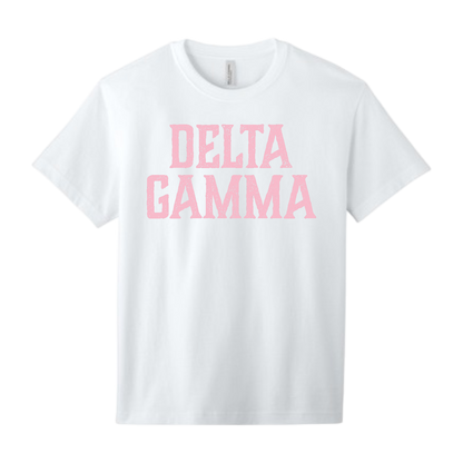 Delta Gamma, Full Name with Texture - Sorority