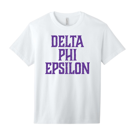 Delta Phi Epsilon, Full Name with Texture - Sorority