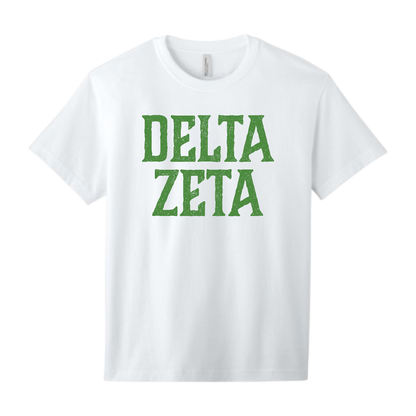 Delta Zeta, Full Name with Texture - Sorority