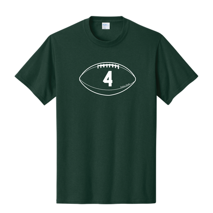 Gridiron Greats T-Shirt, White Print - TFC