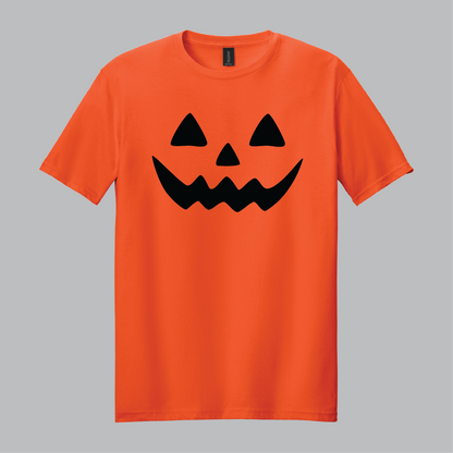 Faces of Halloween Tee - Orange