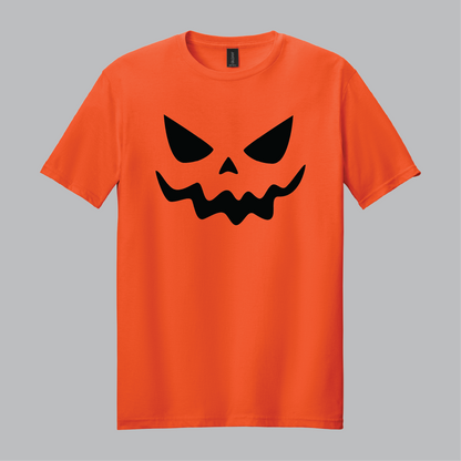 Faces of Halloween Tee - Orange