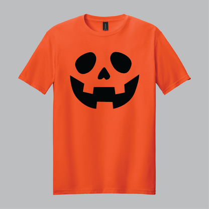 Faces of Halloween Tee - Orange