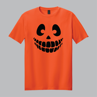 Faces of Halloween Tee - Orange