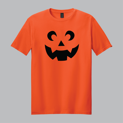 Faces of Halloween Tee - Orange