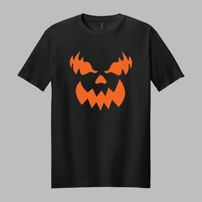 Faces of Halloween Tee - Black