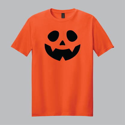 Faces of Halloween Tee - Orange