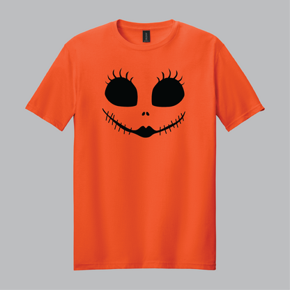 Faces of Halloween Tee - Orange
