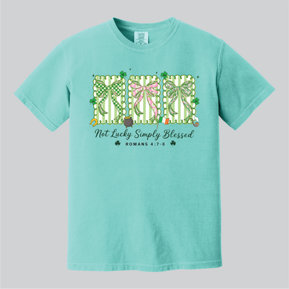 Not Lucky Simply Blessed, Comfort Colors