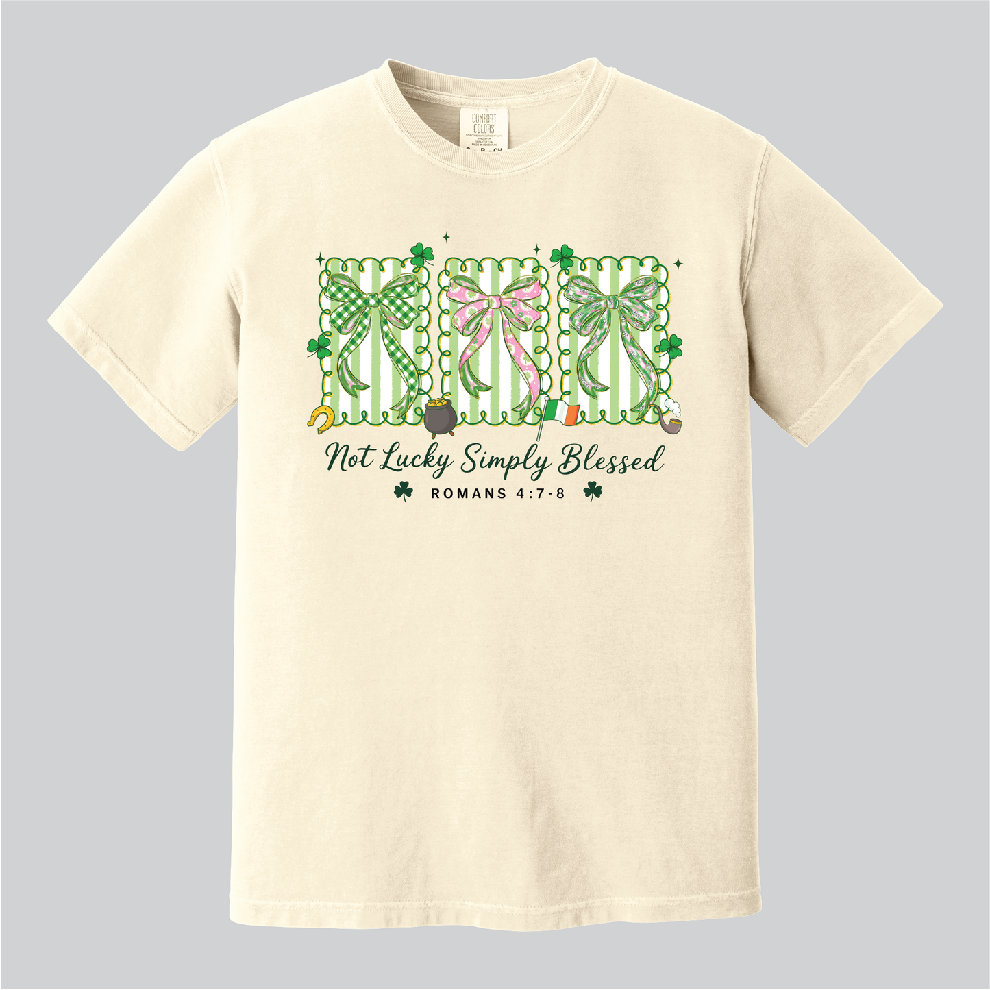 Not Lucky Simply Blessed, Comfort Colors