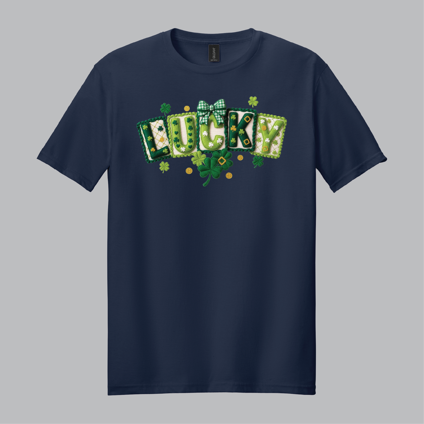 Stitched Look Lucky