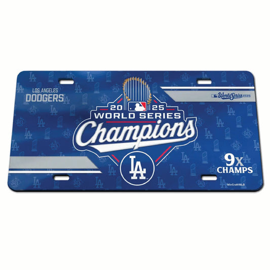 World Series Champions Specialty Acrylic License Plate - TFC