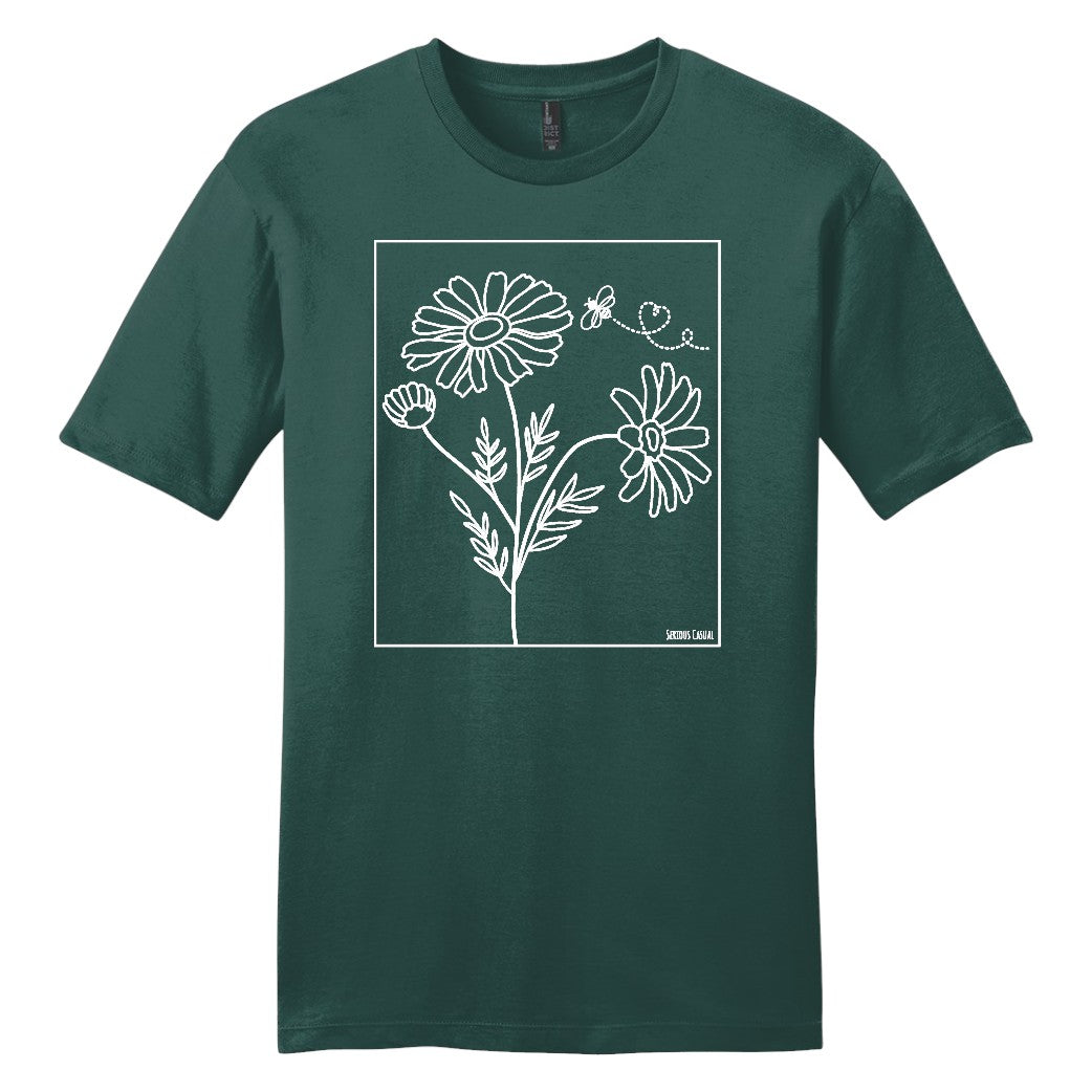 Flower & Bee Tee - Serious Casual
