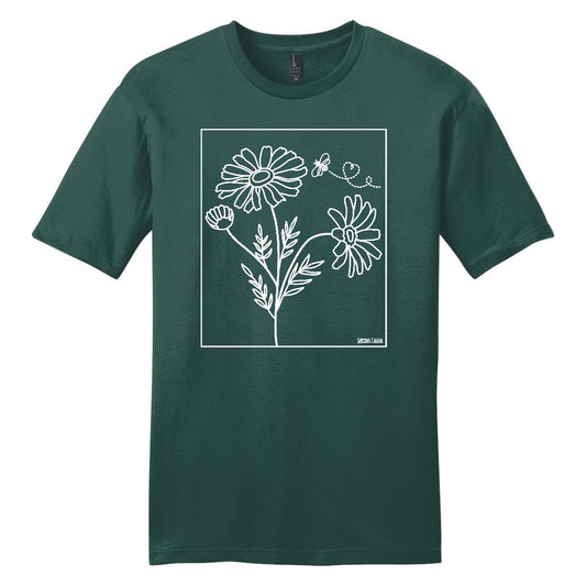 Flower & Bee Tee - Serious Casual
