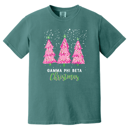 Christmas Tree Short Sleeve Tee, Comfort Colors