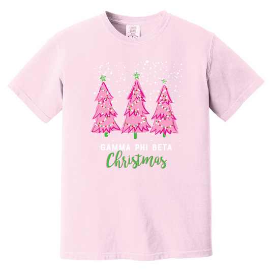 Christmas Tree Short Sleeve Tee, Comfort Colors