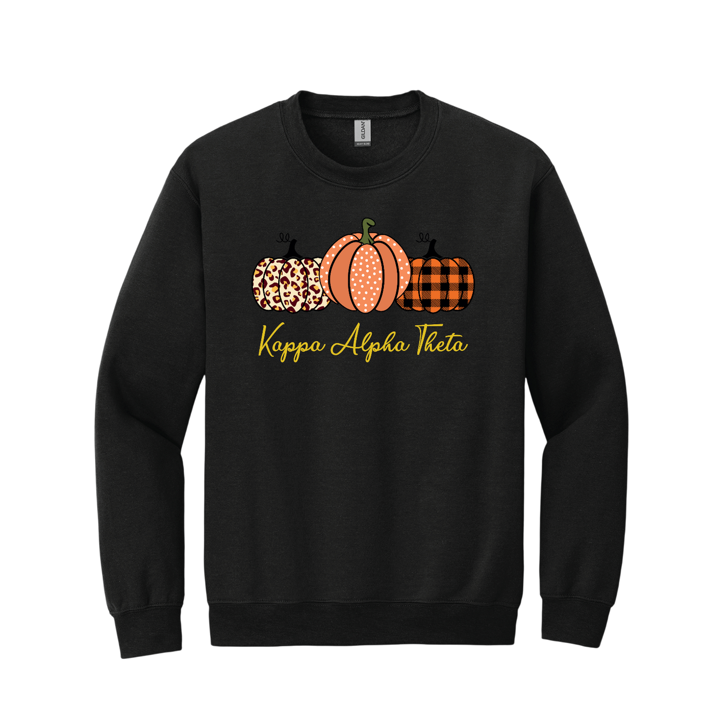 Kappa Alpha Theta, Pumpkin with Full Name - Sorority