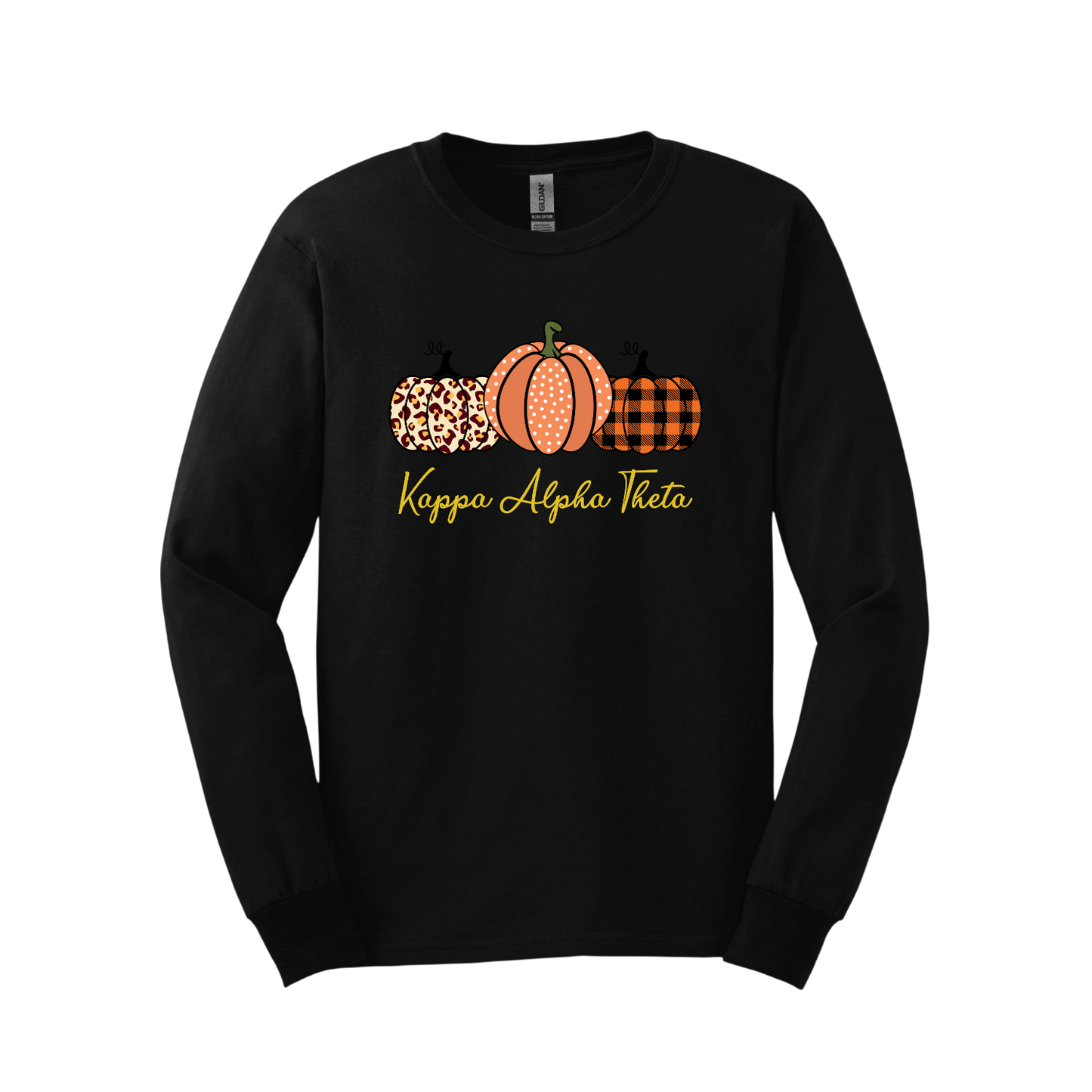 Kappa Alpha Theta, Pumpkin with Full Name - Sorority