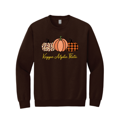 Kappa Alpha Theta, Pumpkin with Full Name - Sorority
