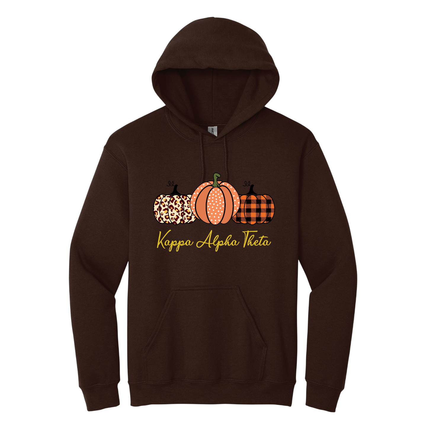 Kappa Alpha Theta, Pumpkin with Full Name - Sorority