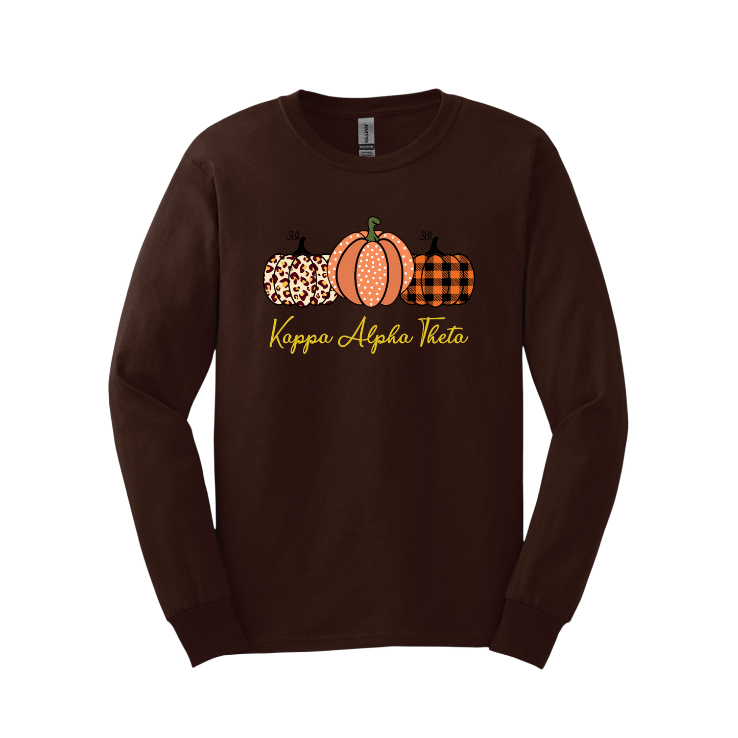 Kappa Alpha Theta, Pumpkin with Full Name - Sorority