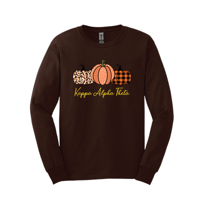 Kappa Alpha Theta, Pumpkin with Full Name - Sorority