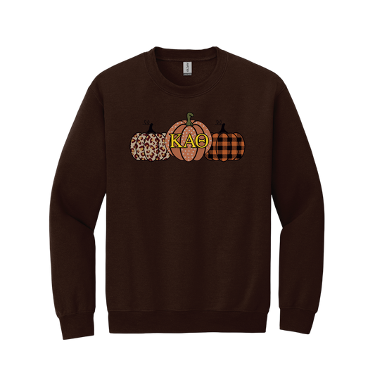 Kappa Alpha Theta, Pumpkin with Greek Letters - Sorority