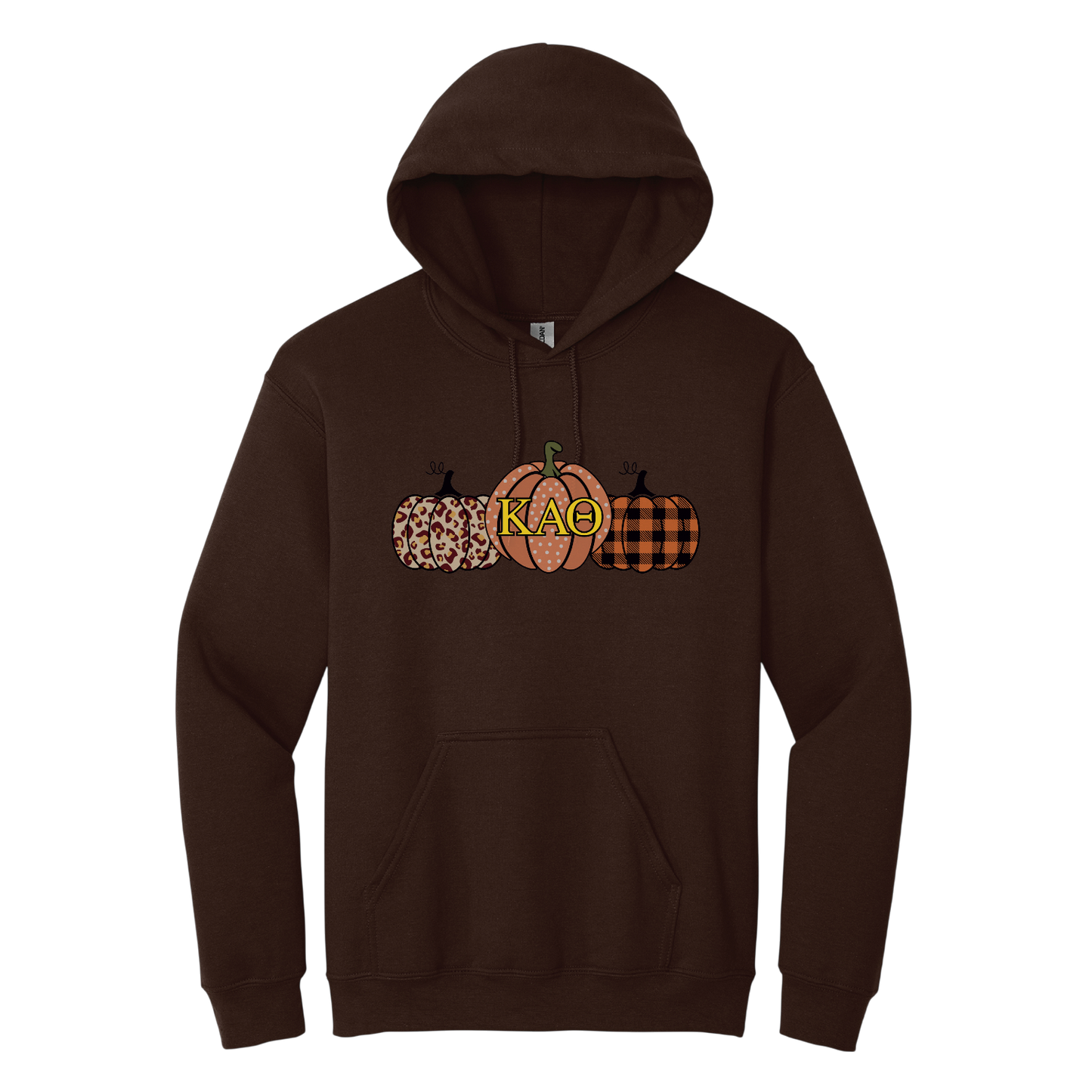 Kappa Alpha Theta, Pumpkin with Greek Letters - Sorority