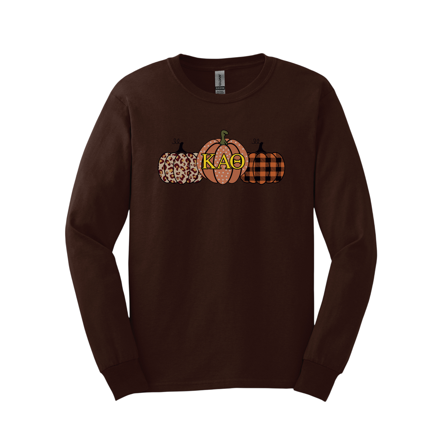 Kappa Alpha Theta, Pumpkin with Greek Letters - Sorority