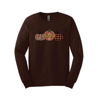 Kappa Alpha Theta, Pumpkin with Greek Letters - Sorority