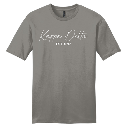 Kappa Delta, Script Est. Tee - Sorority