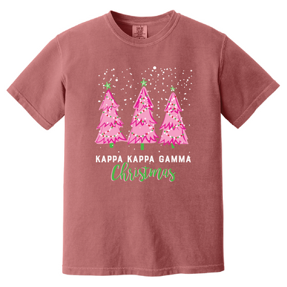 Christmas Tree Short Sleeve Tee, Comfort Colors