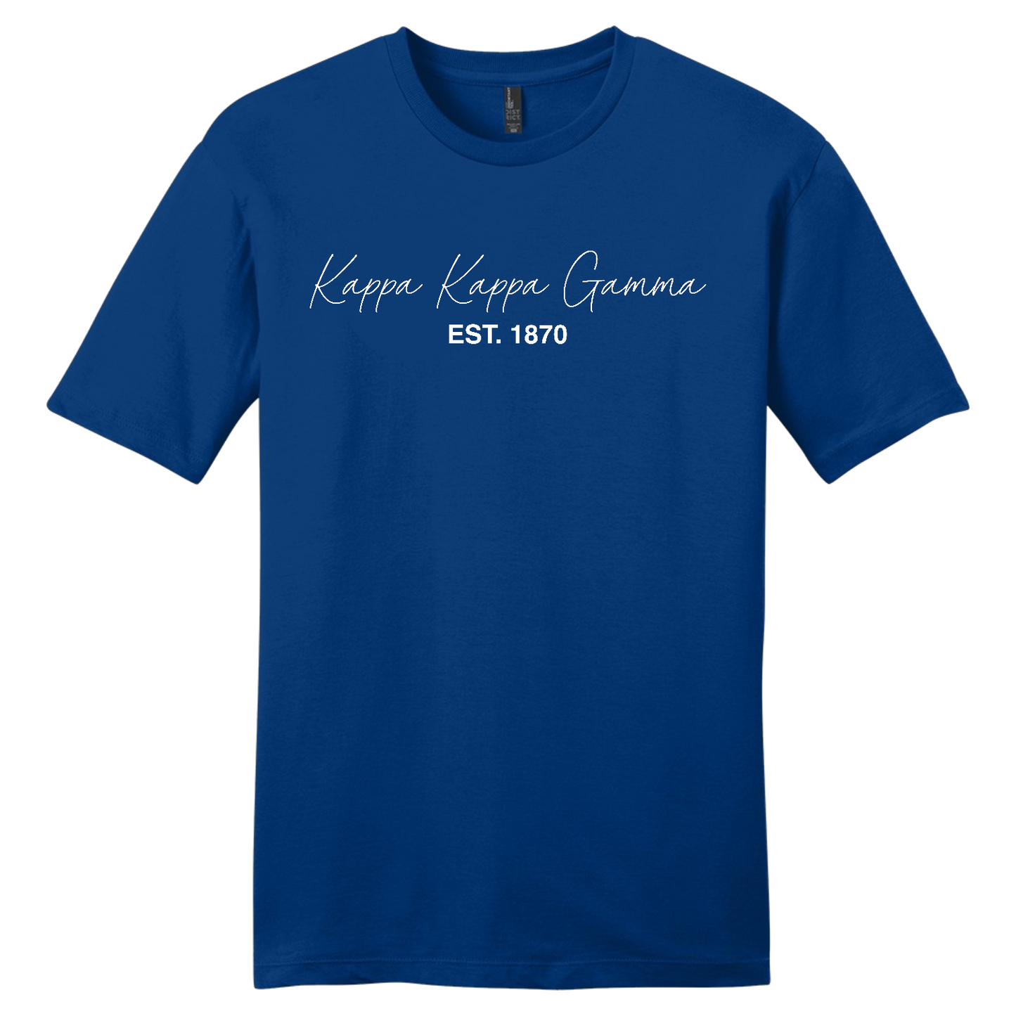 Kappa Kappa Gamma, Script Est. Tee - Sorority