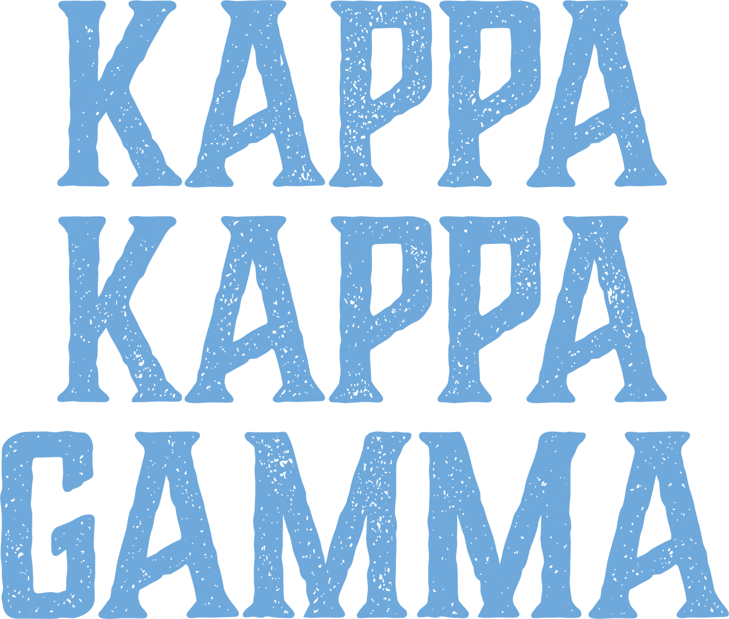 Kappa Kappa Gamma, Full Name with Texture - Sorority
