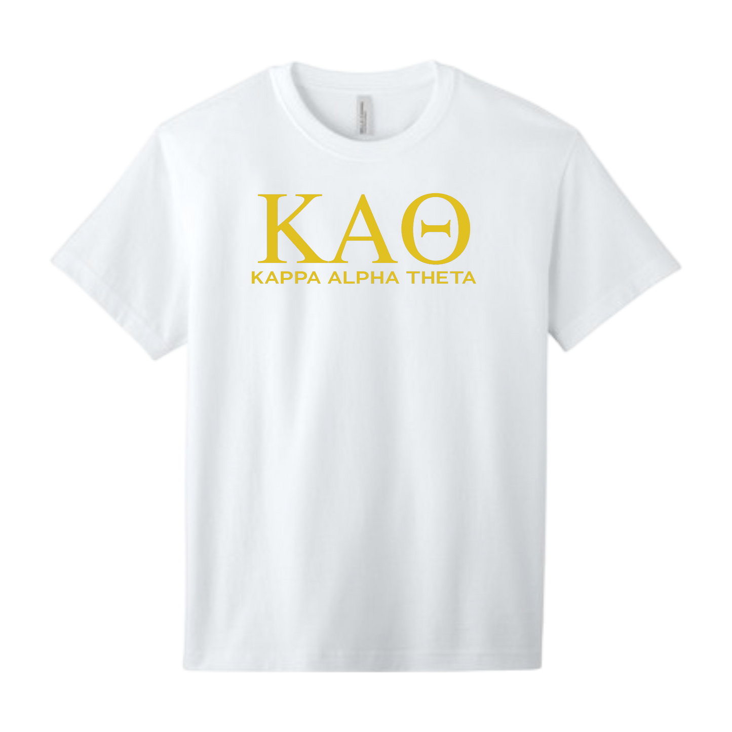 Kappa Alpha Theta, Greek Letters Tee - Sorority