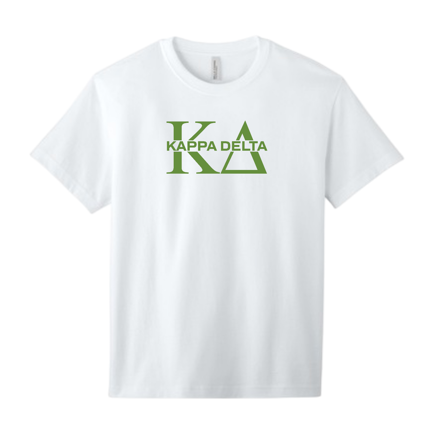 Kappa Delta, Split Greek Letters Tee - Sorority
