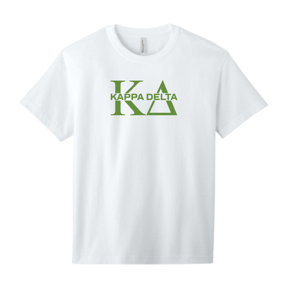 Kappa Delta, Split Greek Letters Tee - Sorority